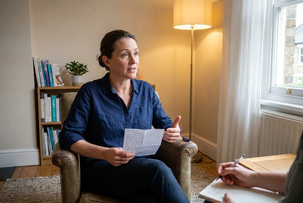 Root cause healing isn't something done to you. It's a conversation. The women who get the best results are the ones who come prepared to be honest about what's really going on.