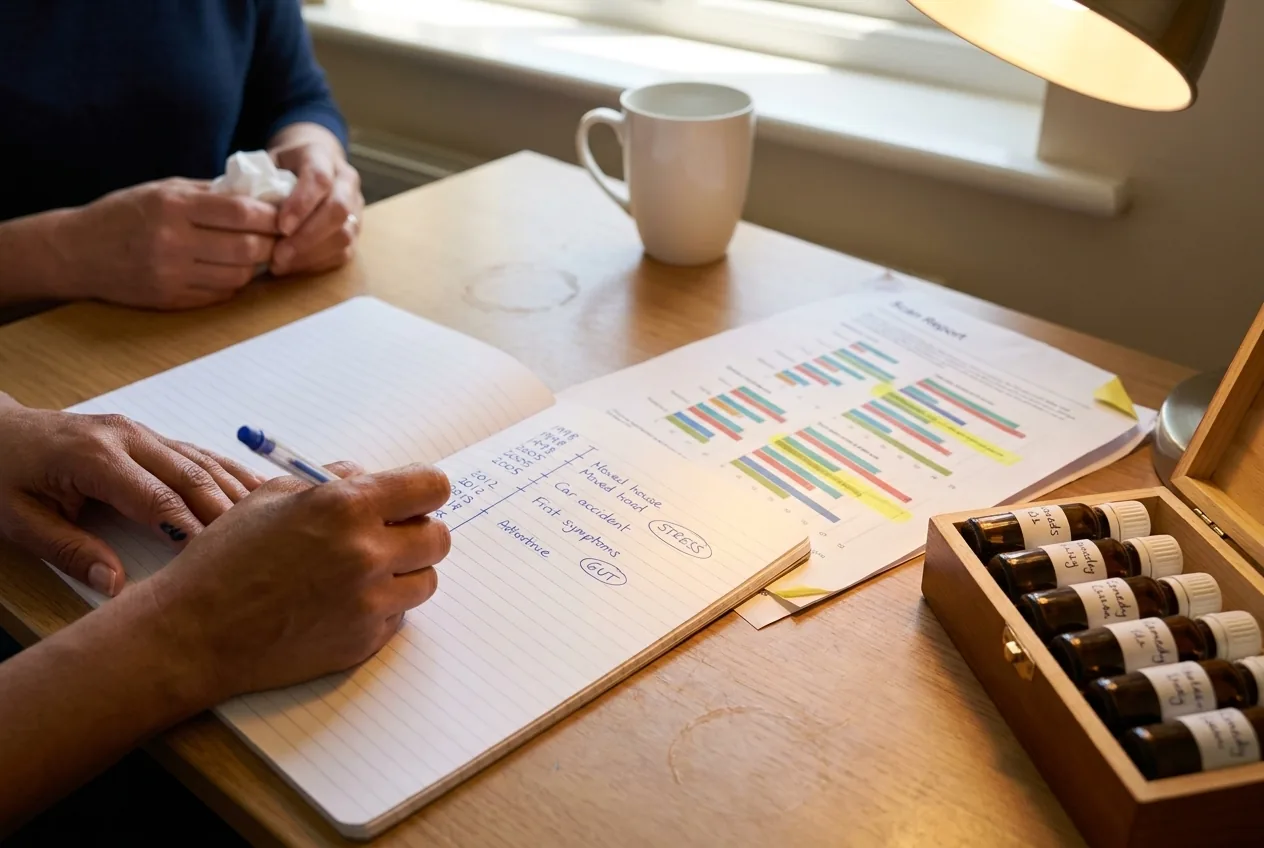 The scan data is the starting point, not the answer. What matters is what happens next, the questions, the timeline, the detective work that turns raw numbers into something that actually makes sense of your symptoms.