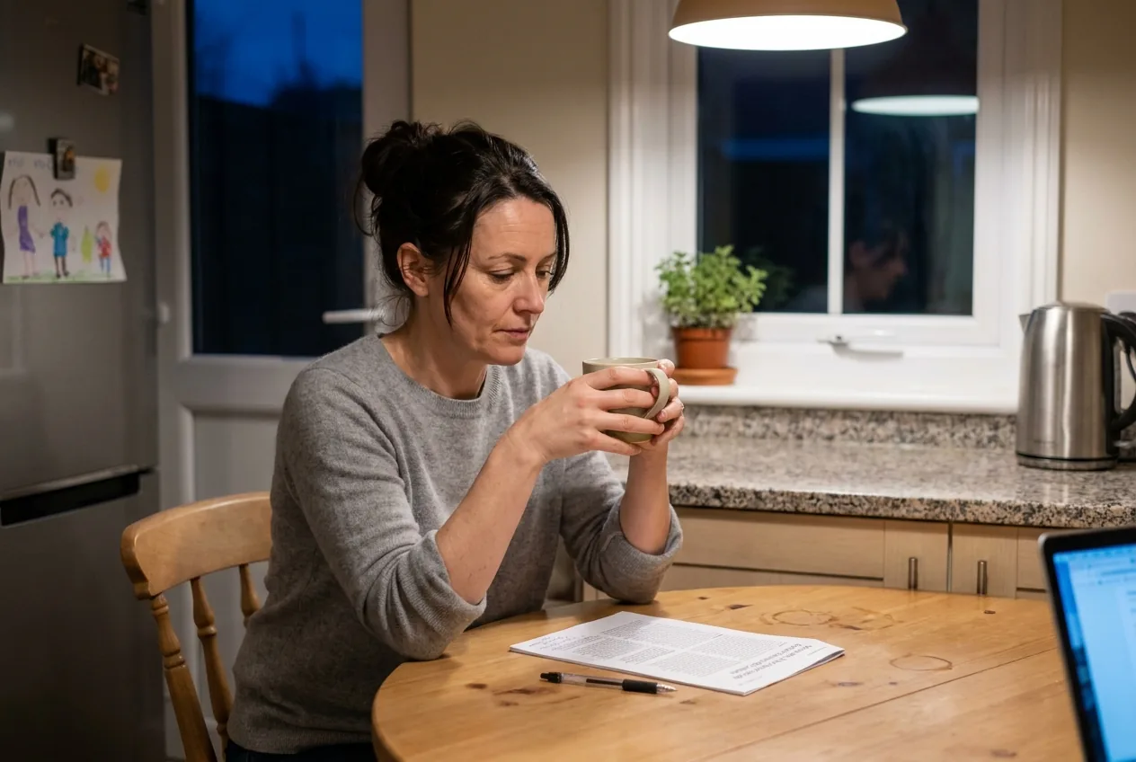 This is usually where it starts. Not in a clinic or on a practitioner's website, but sitting quietly with a cup of tea, honestly asking yourself whether you're ready for something deeper than another supplement list.
