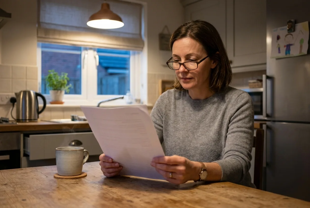 This is what choosing well actually looks like. Not a spa brochure moment. A quiet Tuesday evening, pen in hand, finally knowing what questions to ask (AI generated photo for illustrative purposes only).