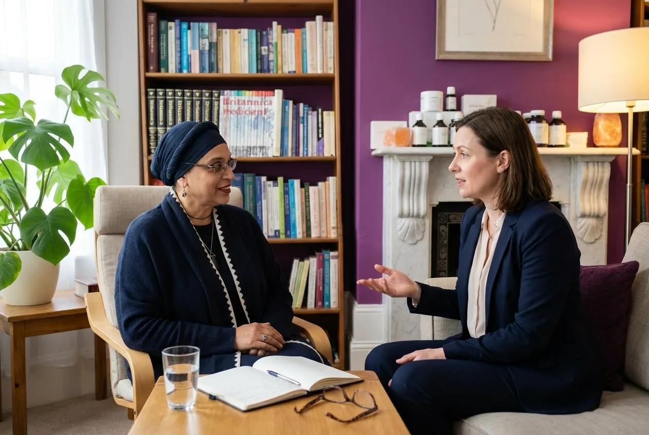 This is what thorough looks like. Not a 10-minute appointment with a checklist, but a conversation where someone takes the time to ask "when did this start, and what was happening in your life at that point?"